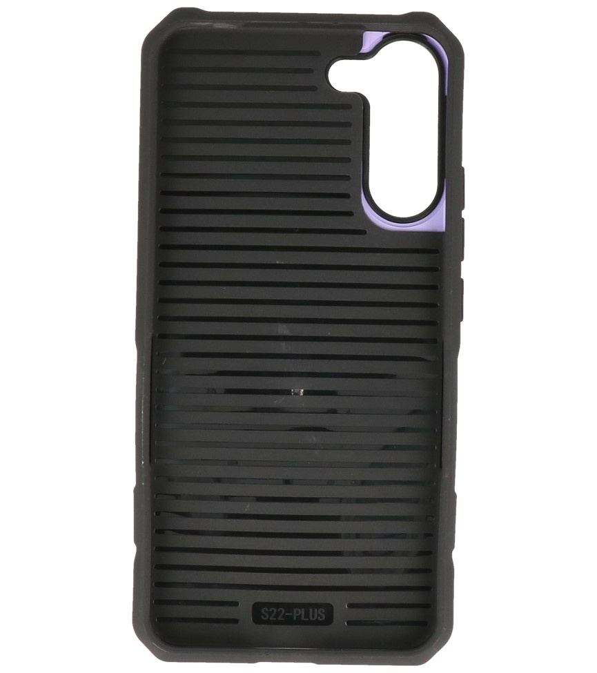 Estuche de carga magnética para Samsung Galaxy S21 Plus Púrpura