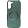 Custodia di ricarica magnetica per Samsung Galaxy S21 Plus verde scuro