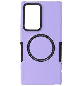 Coque de charge magnétique pour Samsung Galaxy S21 Ultra Violet
