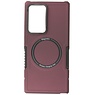 Magnetic Charging Case voor Samsung Galaxy S21 Ultra Bordeaux Rood