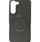 Coque de charge magnétique pour Samsung Galaxy S22 Noir