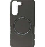 Magnetic Charging Case for Samsung Galaxy S22 Black