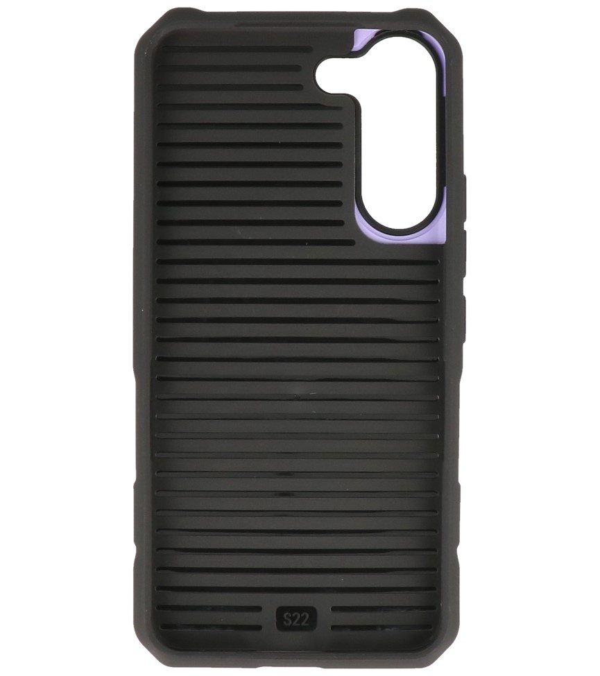 Estuche de carga magnética para Samsung Galaxy S22 Púrpura
