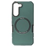 Magnetic Charging Case voor Samsung Galaxy S22 Donker Groen