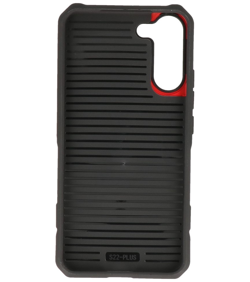 Magnetic Charging Case voor Samsung Galaxy S22 Plus Rood