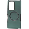 Magnetic Charging Case for Samsung Galaxy S22 Ultra Dark Green