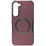 Magnetic Charging Case for Samsung Galaxy S23 Burgundy Red