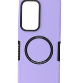 Coque de charge magnétique pour Samsung Galaxy S23 Ultra Violet