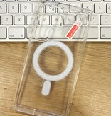 MagSafe Transparent Hard Case for Samsung Galaxy S22 Ultra