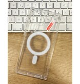 Custodia rigida trasparente MagSafe per Samsung Galaxy S23 Ultra