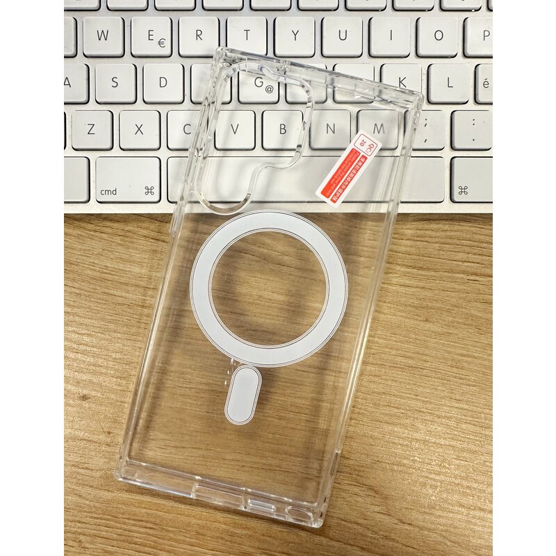Coque rigide transparente MagSafe pour Samsung Galaxy S23 Ultra