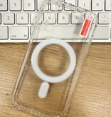 Coque rigide transparente MagSafe pour iPhone Xs - X