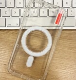 Étui rigide transparent MagSafe pour iPhone XR