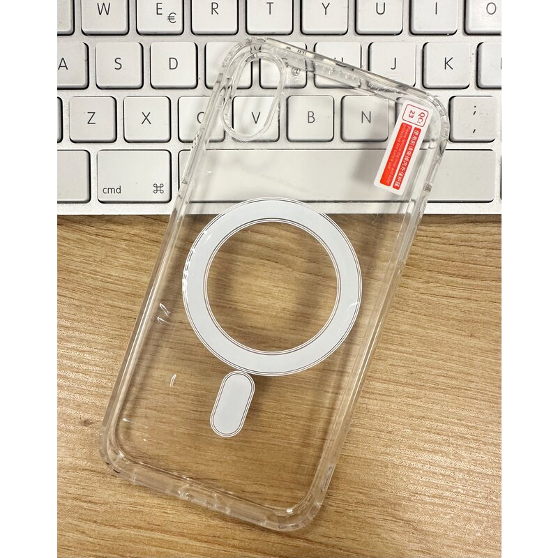 Coque rigide transparente MagSafe pour iPhone XR