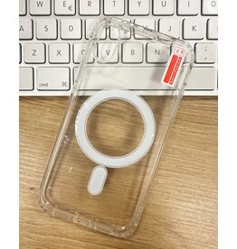 Custodia rigida trasparente MagSafe per iPhone XS Max