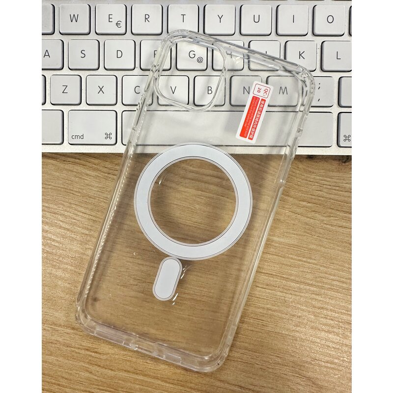 Custodia rigida trasparente MagSafe per iPhone 13