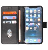 Bookstyle Wallet Cases Hoesje voor iPhone 15 Zwart