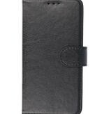 Bookstyle Wallet Cases Hoesje voor iPhone 15 Zwart