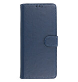 Bookstyle Wallet Cases Hoesje voor iPhone 15 Navy
