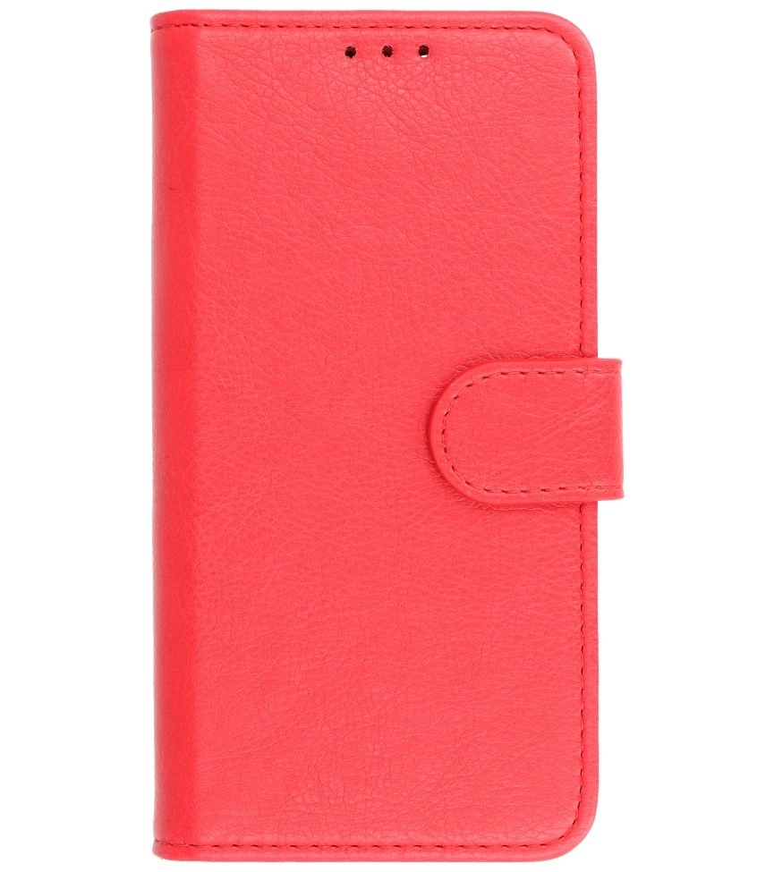 Custodia a portafoglio Bookstyle Custodia per iPhone 15 rossa