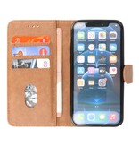 Bookstyle Wallet Cases Cover til iPhone 15 Brun