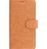 Étui portefeuille Bookstyle pour iPhone 15 marron