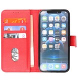 Bookstyle Wallet Cases Hoesje voor iPhone 15 Pro Rood