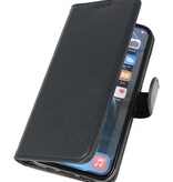 Étui portefeuille Bookstyle pour iPhone 15 Plus noir