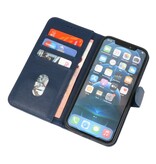 Funda Bookstyle Wallet Cases para iPhone 15 Plus Azul Marino