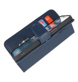 Bookstyle Wallet Cases Case for iPhone 15 Plus Navy