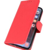 Custodia a portafoglio Bookstyle Custodia per iPhone 15 Plus rossa