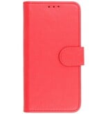 Étui portefeuille Bookstyle pour iPhone 15 Plus rouge