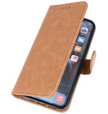 Bookstyle Wallet Cases Hülle für iPhone 15 Plus Braun