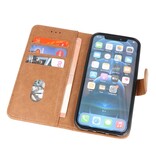 Bookstyle Wallet Cases Hülle für iPhone 15 Plus Braun