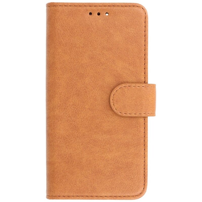 Bookstyle Wallet Cases Hülle für iPhone 15 Plus Braun