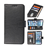 Bookstyle Wallet Cases Hoesje voor iPhone 15 Pro Max Zwart