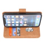 Bookstyle Wallet Cases Case for iPhone 15 Pro Max Brown