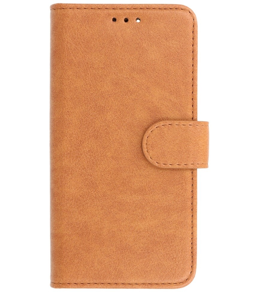 Bookstyle Wallet Cases Hoesje voor iPhone 15 Pro Max Bruin