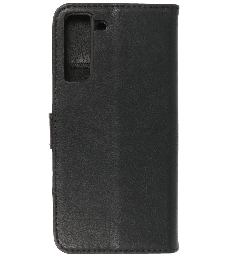 Funda tipo cartera estilo libro para Samsung Galaxy S23 FE, color negro