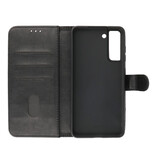 Funda tipo cartera estilo libro para Samsung Galaxy S23 FE, color negro