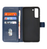 Custodia a portafoglio Bookstyle Custodia per Samsung Galaxy S23 FE blu scuro