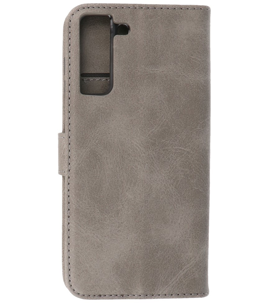 Bookstyle Wallet Cases Hülle für Samsung Galaxy S23 FE Grau