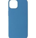 Fashion Color TPU Hoesje voor iPhone 15 Plus Navy