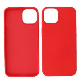 Fashion Color TPU Hoesje voor iPhone 15 Plus Rood