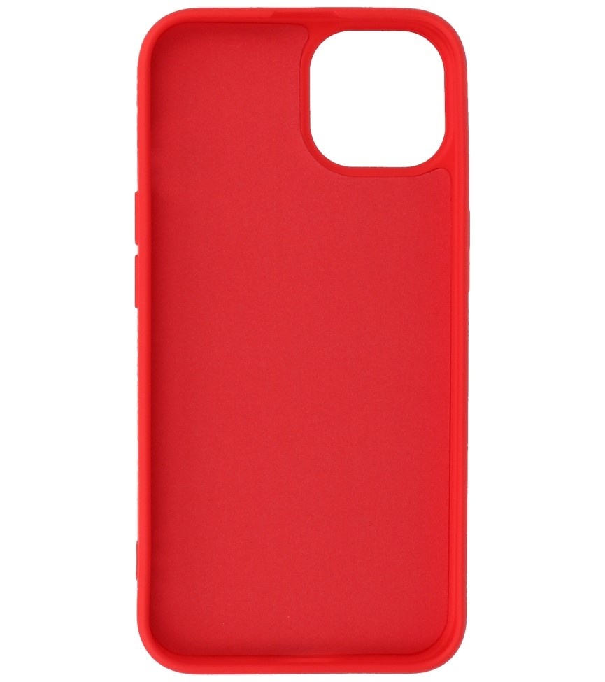 Fashion Color TPU Hoesje voor iPhone 15 Plus Rood