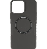 Magnetic Charging Case voor iPhone 15 Pro Zwart