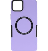 Magnetic Charging Case voor iPhone 15 Plus Purple