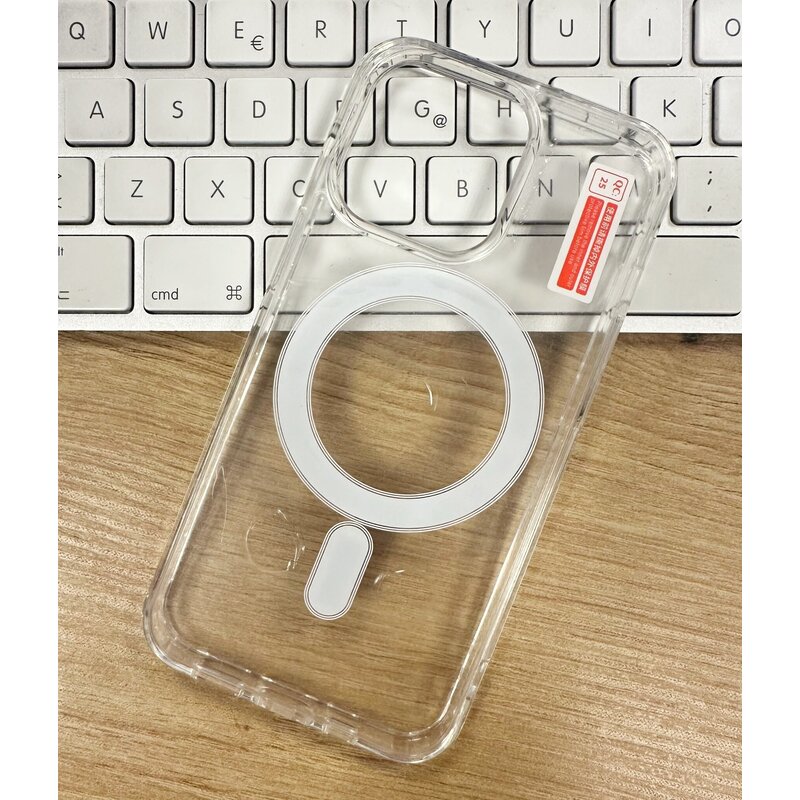 Coque rigide transparente MagSafe pour iPhone 15 Pro
