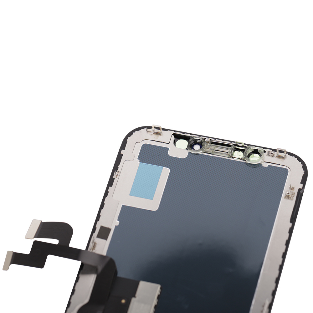 Soporte LCD NCC Prime Incell para iPhone X negro + MF Full Glass gratis Valor en tienda 15 €