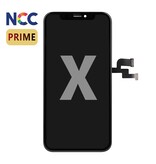 Support LCD NCC Prime Incell pour iPhone X Noir + Verre MF Full Glass Offert Valeur magasin 15€